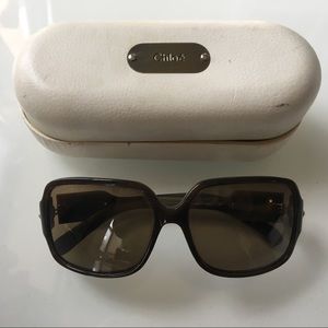 Olive Green Chloe Sunglasses